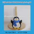 2015 animal tissue holder,ceramic tissue holder in penguin shape